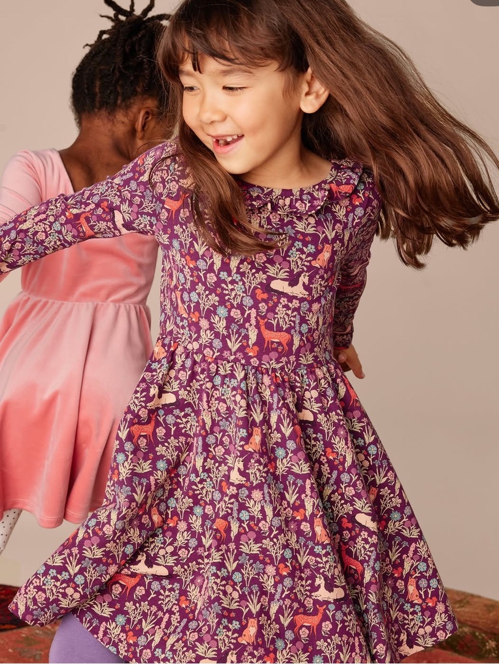 Tea Collection Ruffle Neckline Dress